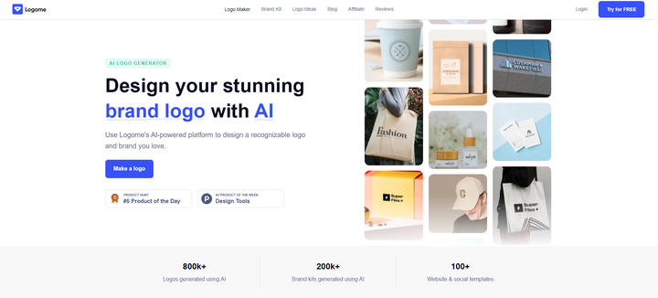 10个免费好用的AI Logo设计神器,小白也能在线设计出好看的Logo!插图 10个免费好用的AI Logo设计神器,小白也能在线设计出好看的Logo!插图