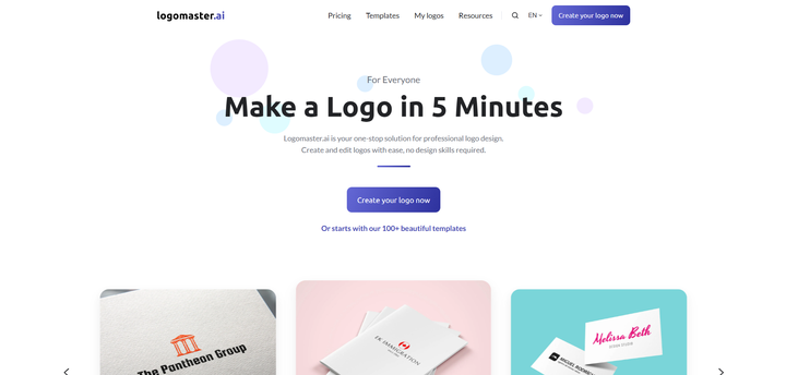 10个免费好用的AI Logo设计神器,小白也能在线设计出好看的Logo!插图2 10个免费好用的AI Logo设计神器,小白也能在线设计出好看的Logo!插图2